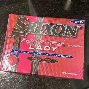Lady Srixon box of 12 pink golf balls